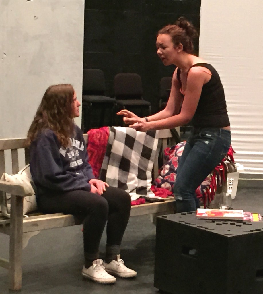 Denison acting students perform a scene from REALLY REALLY